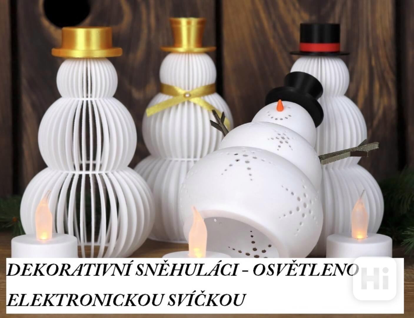 Dekorace sněhuláci - foto 1