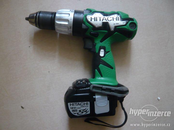 aku příklepový šroubovák HITACHI DV 18DL - foto 1