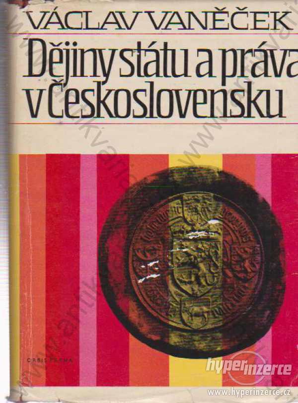 Dějiny státu a práva v Československu Vaněček 1970 - foto 1