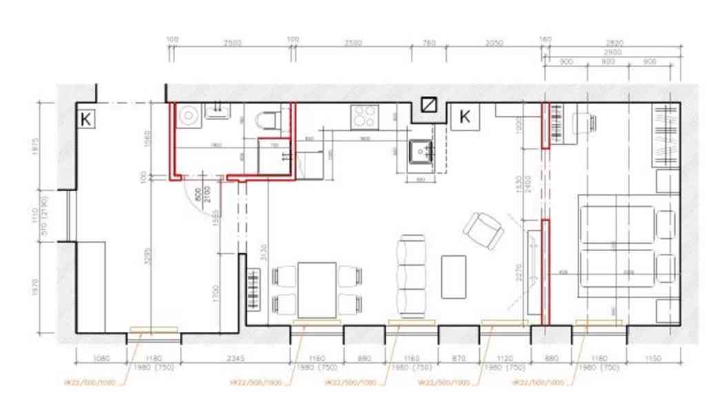 Pronájem 2+kk, 60m2 (krb) (Jablonec n.N., ul. Horská) - foto 10