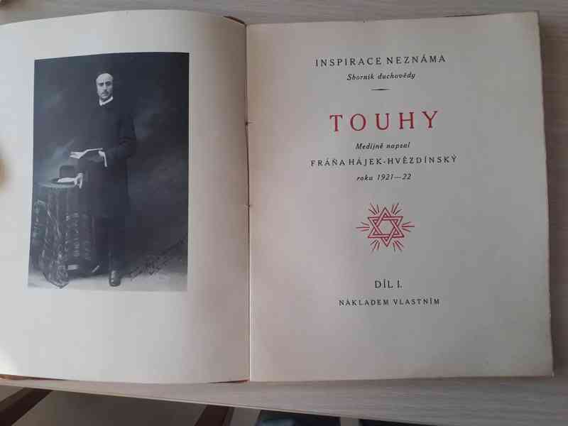 Touhy - Fráňa Hájek-Hvězdínský - 1. díl, věnování a autogram - foto 3