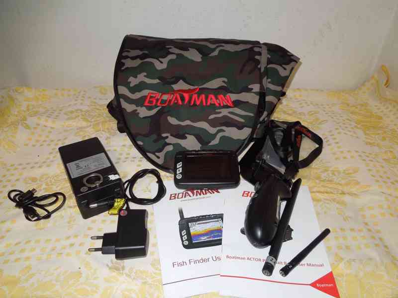 Zavážecí lodička ACTOR PLUS s Echolotem- Carbon ve skvělém s - foto 7