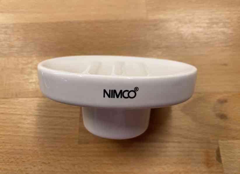 2 ks nová mýdlenka keramika chrom - bormo NIMCO - foto 7