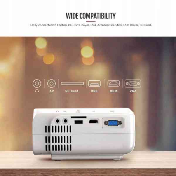 LED PROJEKTOR BOMAKER 1080P - foto 2