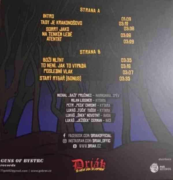 Driák ‎– To není jak to vypadá  (LP - limitka) - foto 2