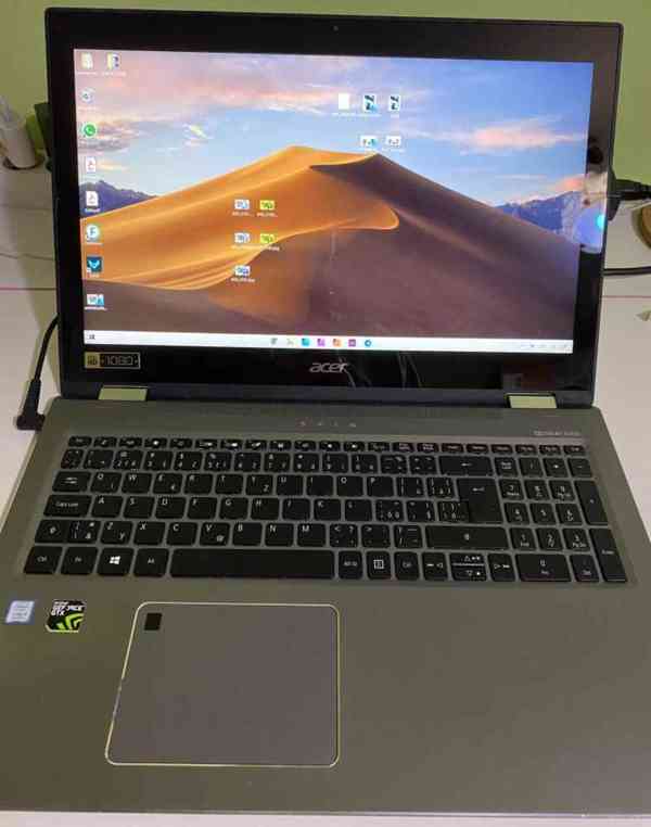 Notebook-Tablet+tužka Acer Spin 5 Steel Gray celokovový, I5 - foto 2