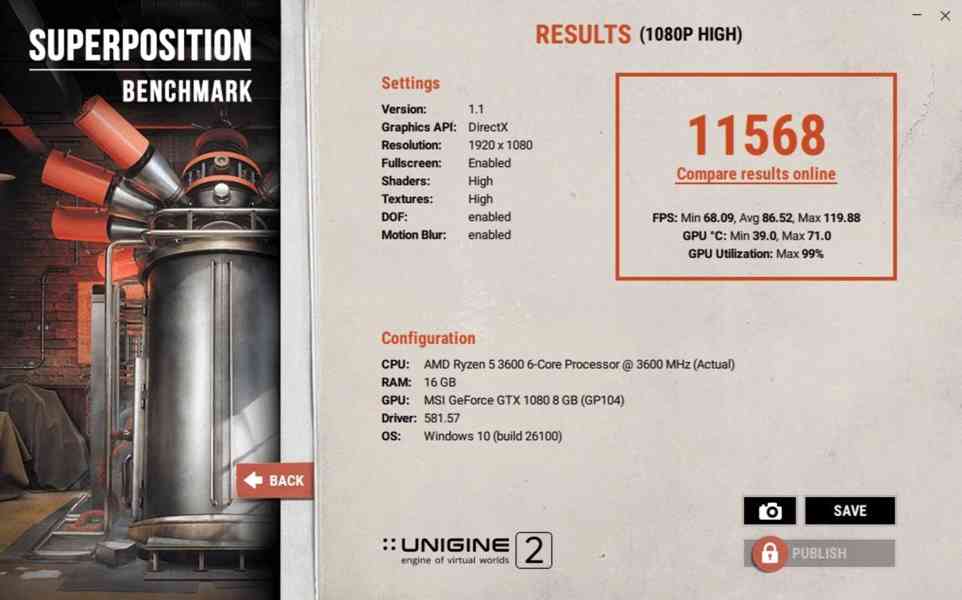 💣 HERNÍ PC RYZEN 5 3600, 16GB RAM, GTX 1080, SSD, WIN11 💣 - foto 9