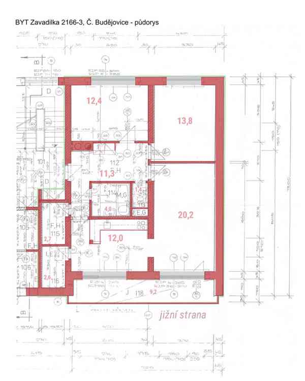 Byt 3+1, 82m² s lodžií, se zahrádkou a parkováním, Zavadilka - foto 25