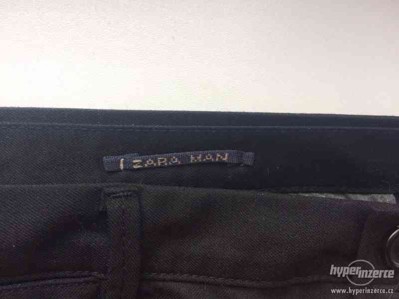 Zara pánské černé společenské kalhoty vel. 42 - foto 3