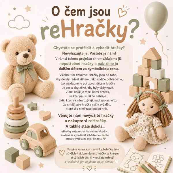 Máte doma nevyužité hračky? Přineste je! - foto 3