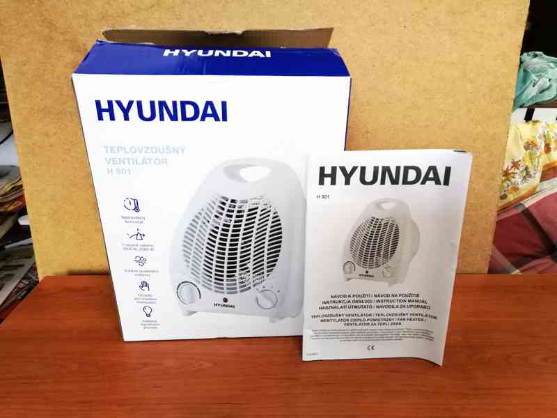 PRODÁM HORKOVZDUŠNÝ VENTILÁTOR HYUNDAI H 501  - foto 2