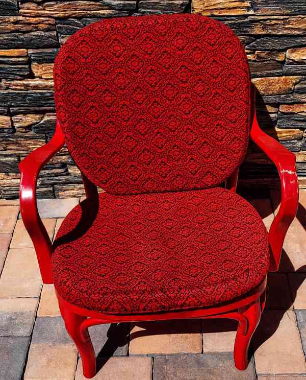 Ohýbané křeslo TON, Thonet s polstrováním