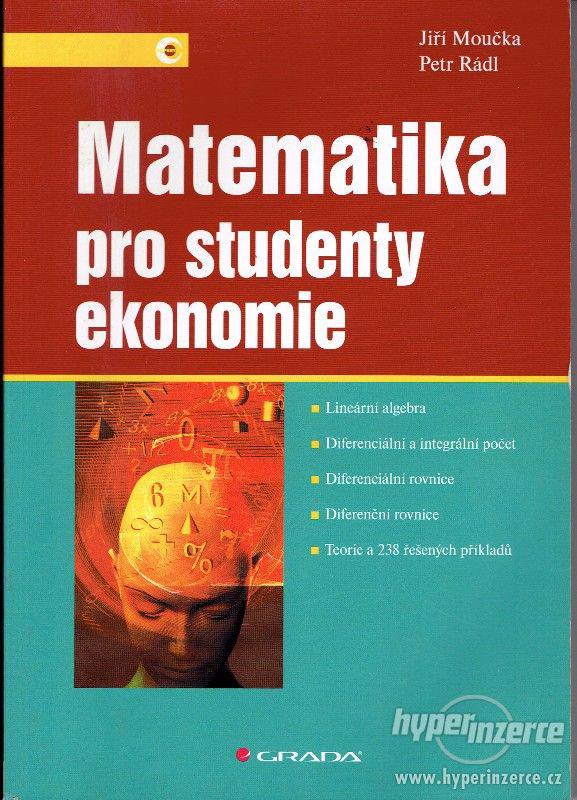Matematika pro studenty ekonomie - foto 1