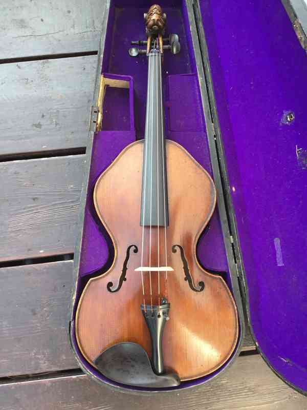 Prodám mistrovskou violu atypického tvaru - foto 7