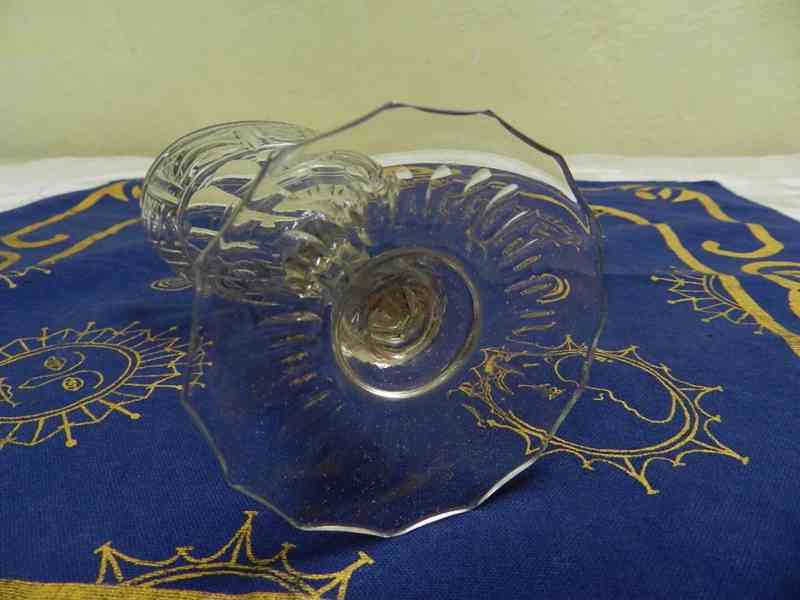 Krásná barokní Sklenice na nožce  - foto 5