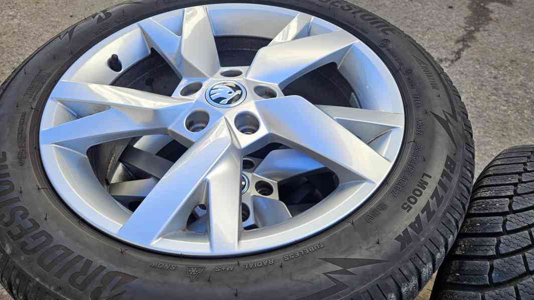 R17" Škoda Octavia 4/ Yeti/ Karoq/ VW 5x112 Originální alu k - foto 2