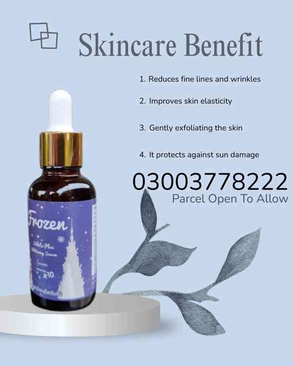 Frozen White Plus Whitening Serum in Pakistan | 03003778222