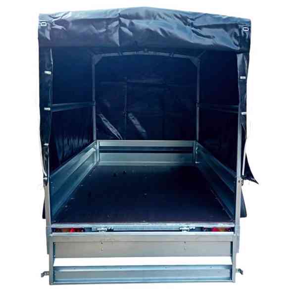 Nový přívěsný vozík 2,65m x1,30 +plachta, svařovaný rám,DPH - foto 9