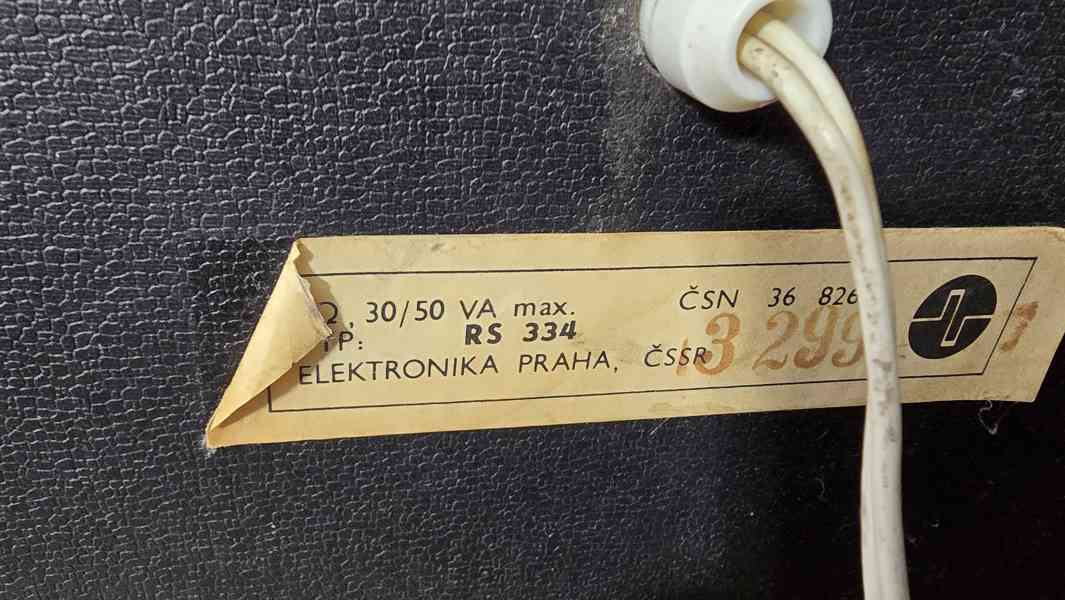 RS 334 Elektronika Praha Reprosoustavy Reproduktory Tesla - foto 5