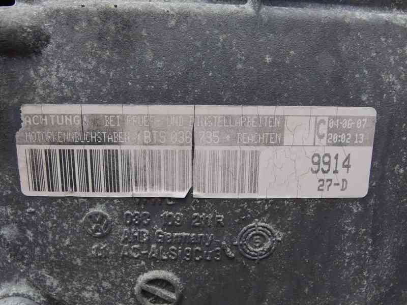 Motor Škoda Fabia II 1.6/16V, 77 kW, kód motoru BTS - foto 6