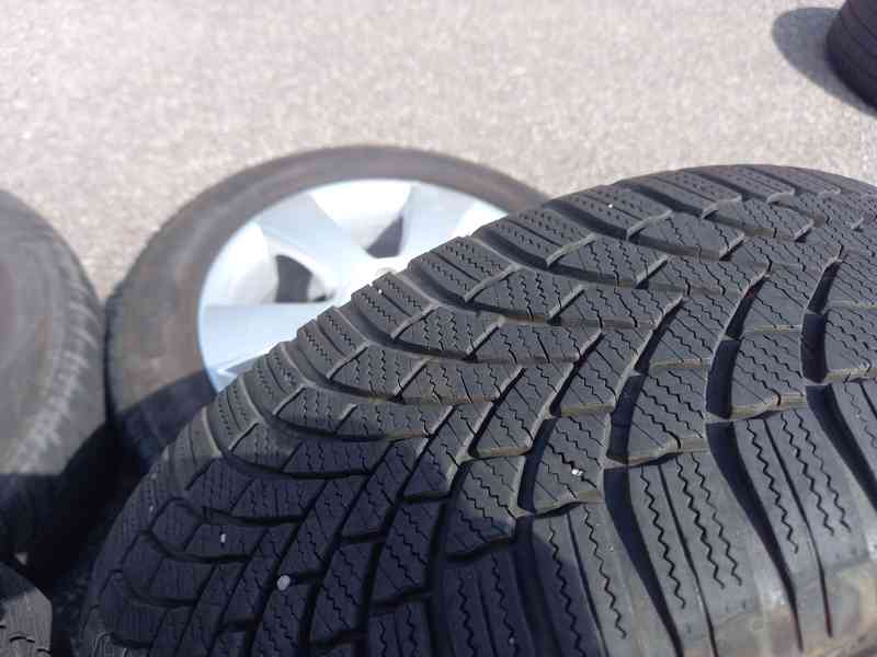 Zimní Alu kola Š. Octavia II 5x112 +Zánovní 205/55R16 - foto 9