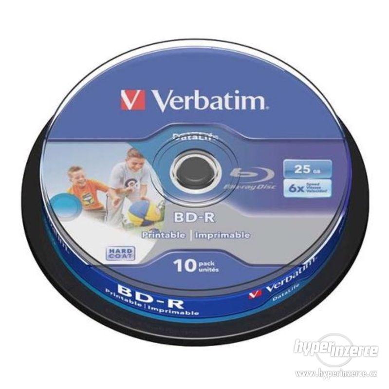 Blu-ray disky Verbatim BD-R SL, 25GB, pro archivaci - foto 1
