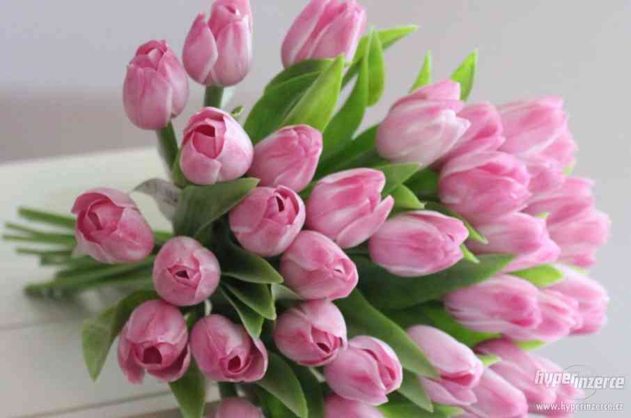 Francouzské umělé tulipány - foto 18