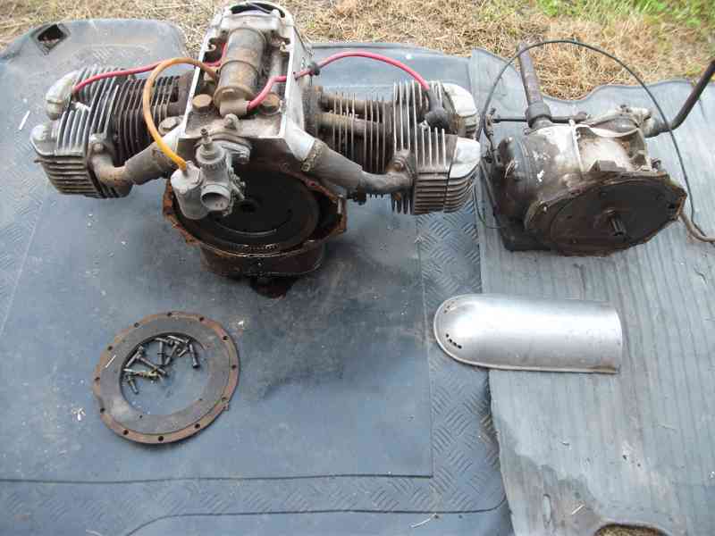 motor  Zundapp KS-600 + NSU 501 - foto 2