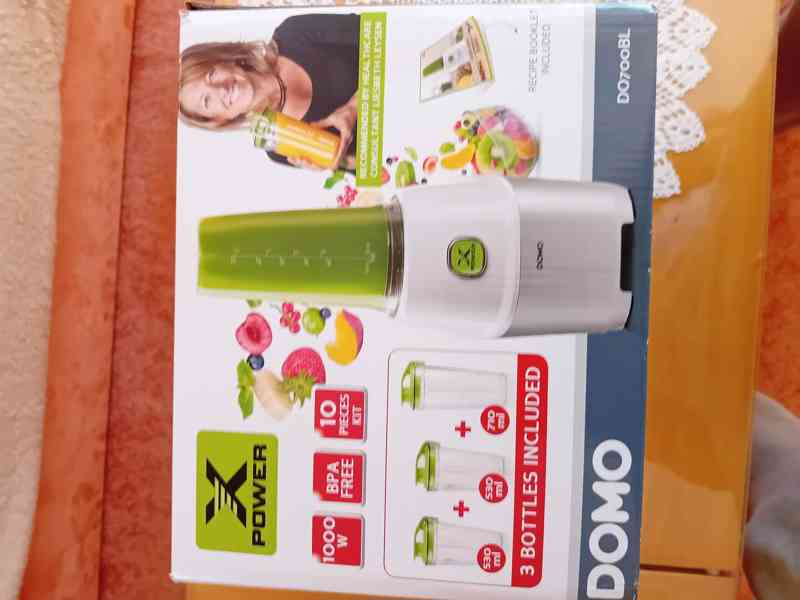 Prodám nový, nevybalený mixér DOMO D 700 BL - foto 2