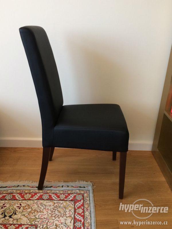 Židle VANESSA, černá, koženka - foto 2