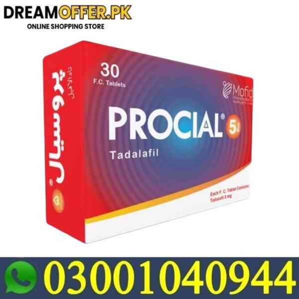 Procial 5mg Tadalafil Tablets in Lahore % 03001040944