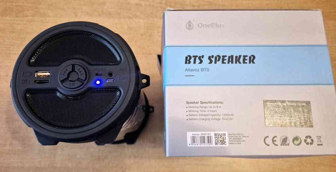 BTS Speaker. BT reproduktor F2478 Altavoz BTS.