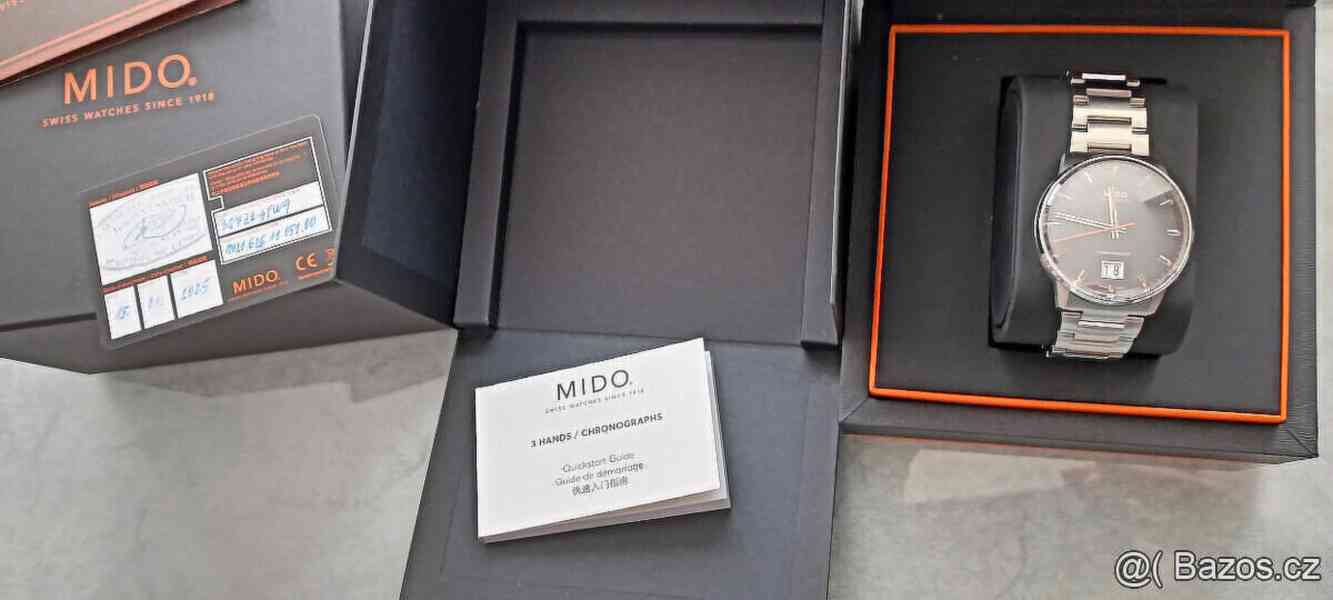 Švýcar.Mido Commander Big Date M021.626.11.051-Nové.Záruka.  - foto 35