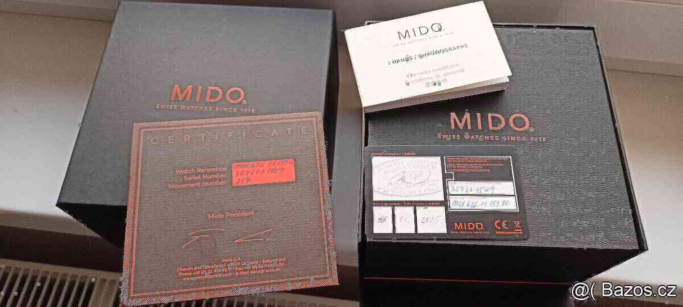 Švýcar.Mido Commander Big Date M021.626.11.051-Nové.Záruka.  - foto 17