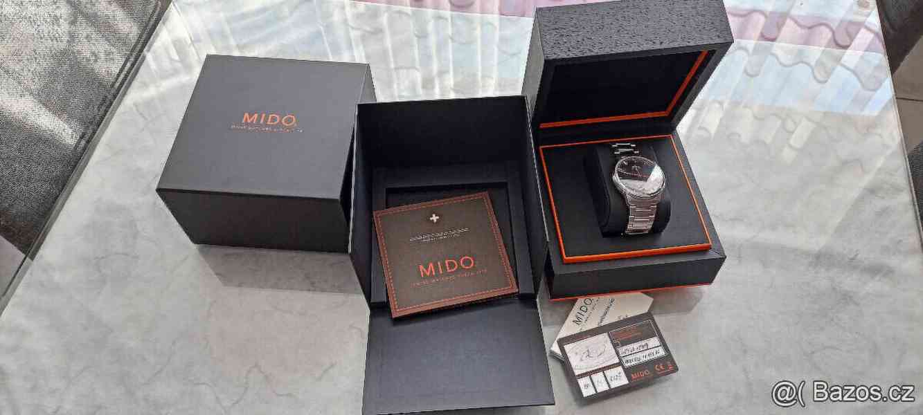 Švýcar.Mido Commander Big Date M021.626.11.051-Nové.Záruka.  - foto 2