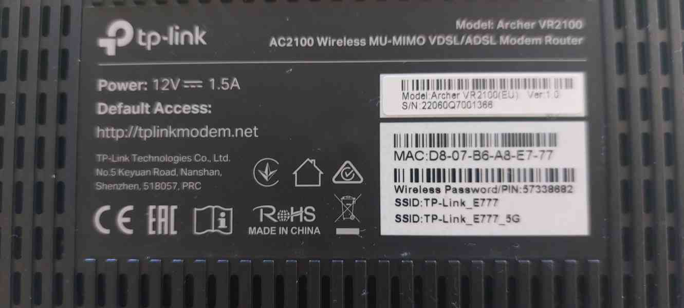Modem TP-Link Archer VR2100 - foto 2