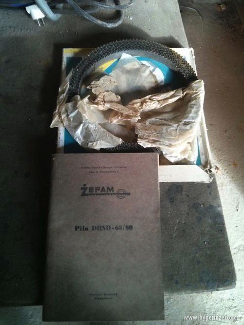 Pásová pila ZEFAM 80cm kola, náhradní pás, technická kniha - foto 4