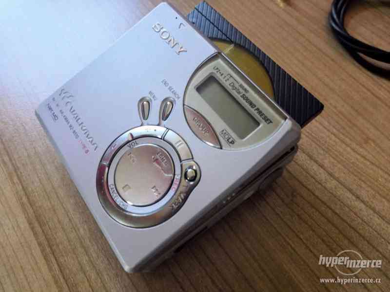 Minidisc přehrávač Sony MD Walkman MZ-510 + 7ks disků - foto 1