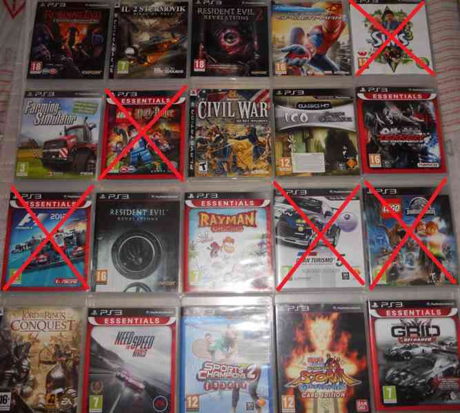 Konzolové hry Playstation 3  PS3 Gamesy: FPS, dětské, rarity