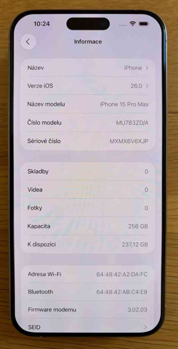 Apple iPhone 15 Pro Max v záruce, O2 pods - foto 6