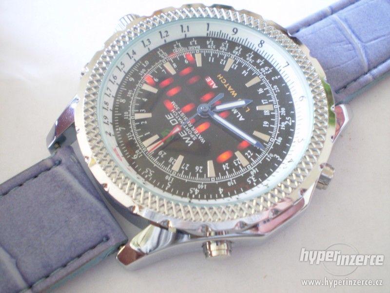 letecké multifunkční hodinky s led displejem WEIDE - foto 5