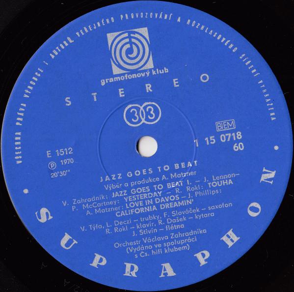 Václav Zahradník Big Band – Jazz Goes To Beat  (LP) - foto 3