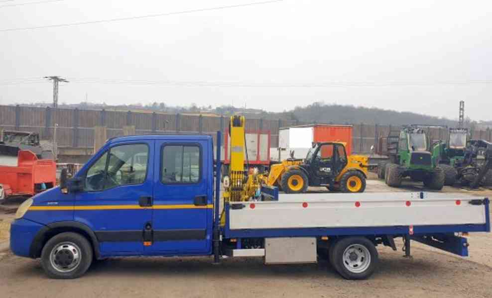 3.5t/5t Iveco 7míst +HR naviják valník tupláky tažné - foto 5