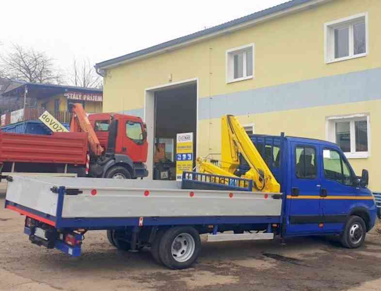 3.5t/5t Iveco 7míst +HR naviják valník tupláky tažné - foto 2