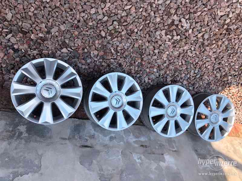 4x108 R17 originál alu disky Citroën + SENZOR TLAKU - - foto 1