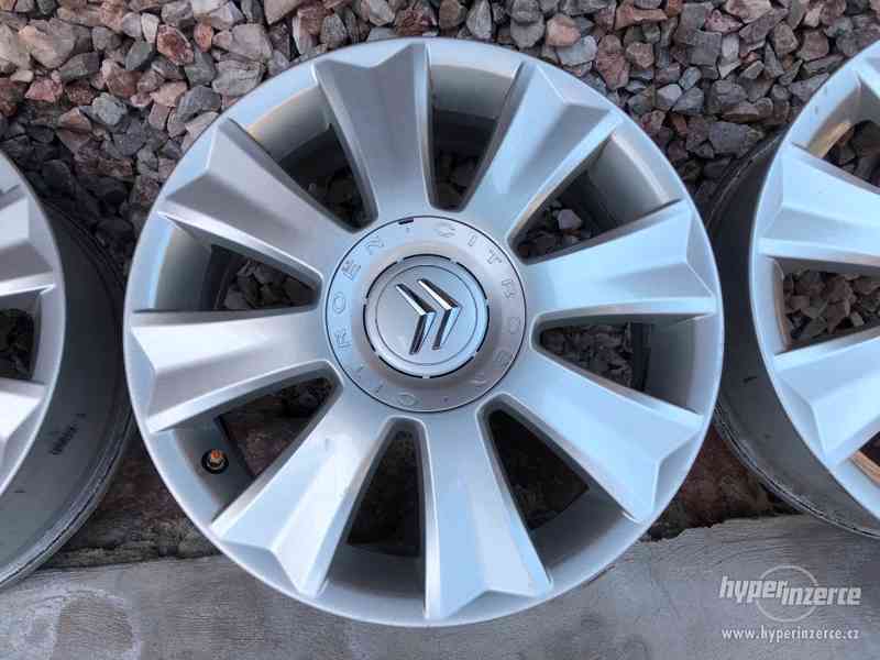 4x108 R17 originál alu disky Citroën + SENZOR TLAKU - - foto 4