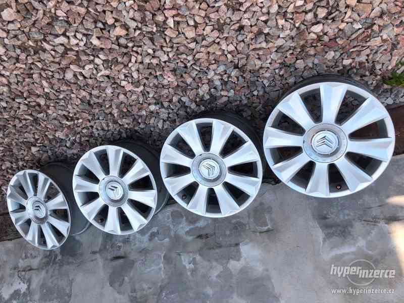 4x108 R17 originál alu disky Citroën + SENZOR TLAKU - - foto 7