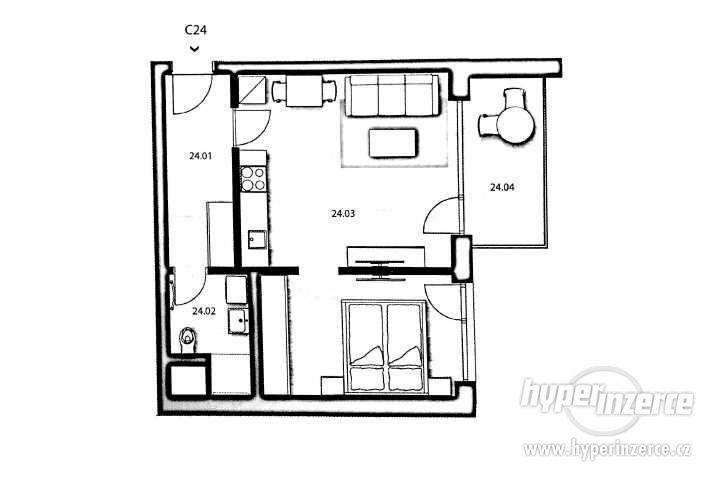 Pronájem bytu 2+kk 50 m2 Pallova, Plzeň Východní Předměstí - foto 2