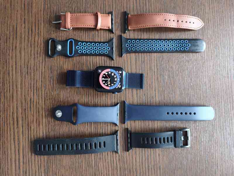 Apple watch 6, 44mm, modre - foto 3
