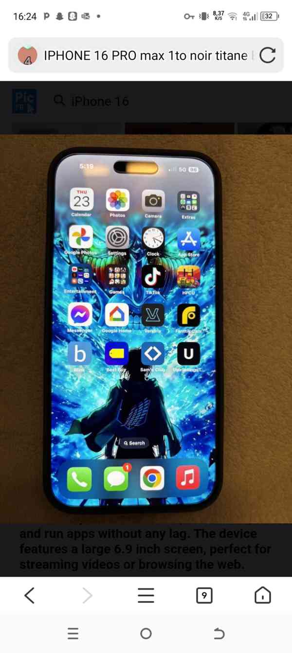 iPhone 16 pro max - foto 5
